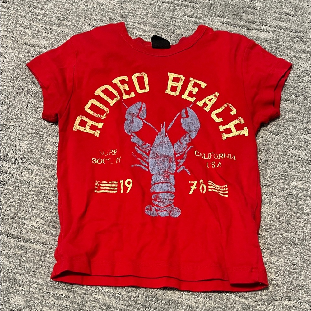 Urban Outfitters Red Rodeo Beach Tee